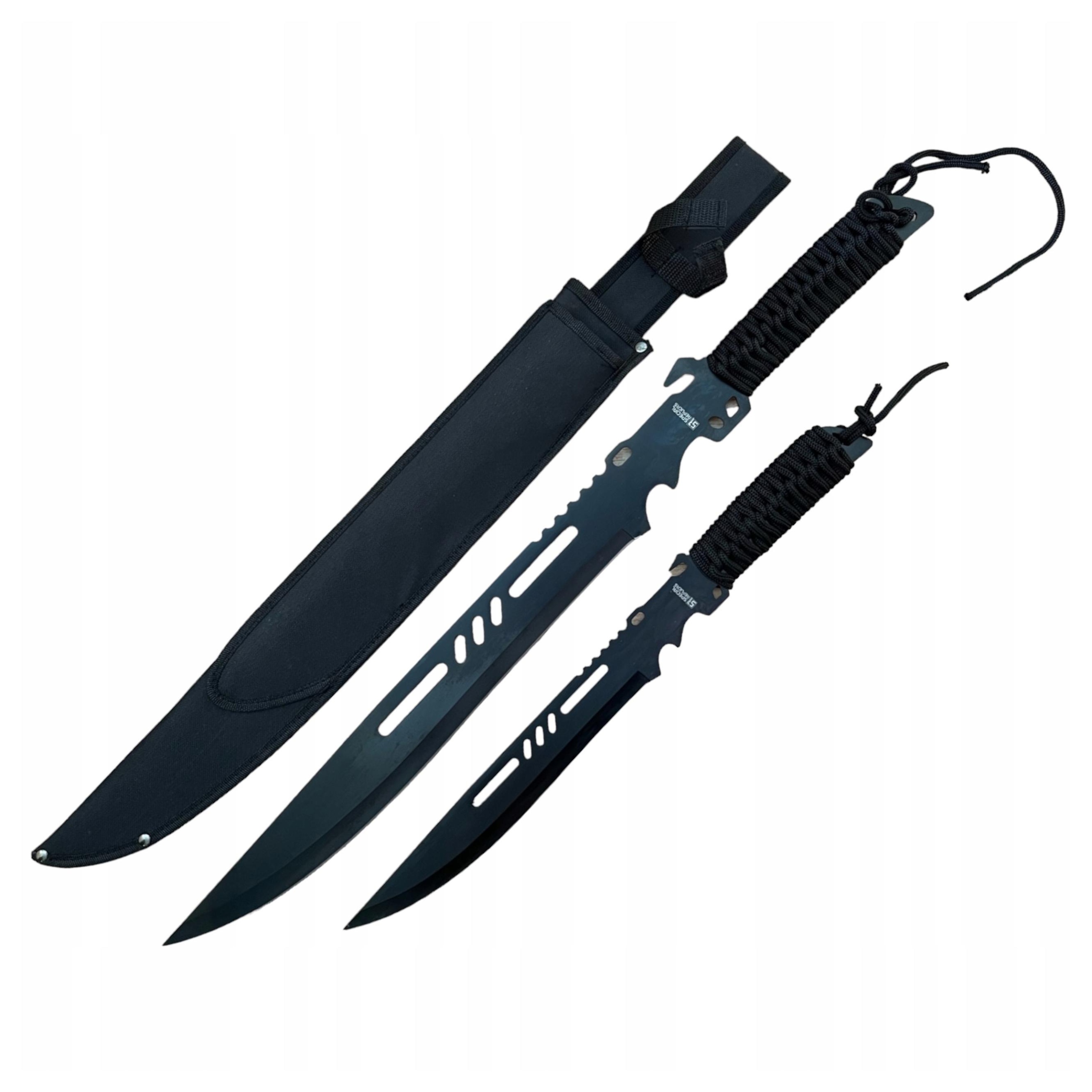 Sada 2 mečů Katana Ninja pro jednoduchý Trénink 68 cm a 45 cm D104