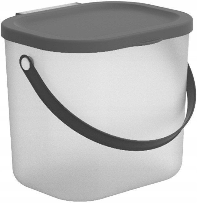 Pojemnik plastikowy do łazienki proszek Rotho 6 l