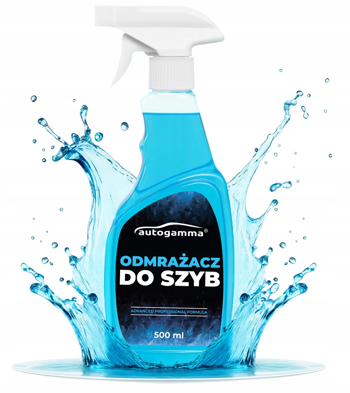 Odmrażacz do Szyb Samochodowych Lusterek Zamków Zimowy Atomizer 500 ml