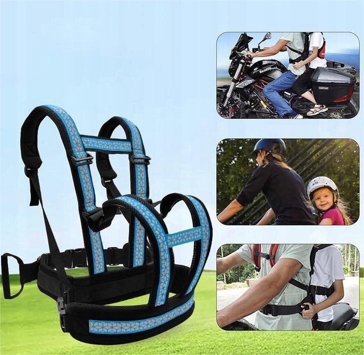 PAS BEZPIECZEŃSTWA SZELKI DZIECKA MOTOR MOTOCYKL Stan opakowania oryginalne