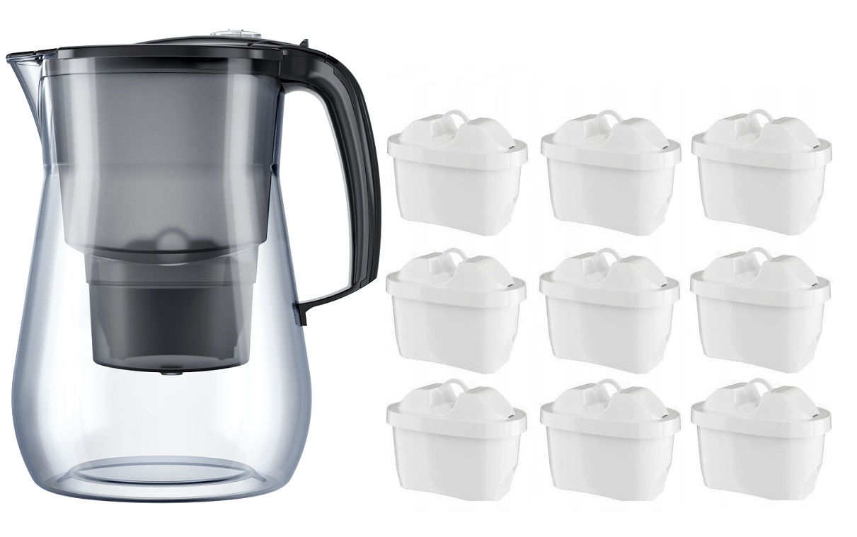 Dzbanek Filtrujący Aquaphor Onyx 4,2L Czarny +9 Filtrów