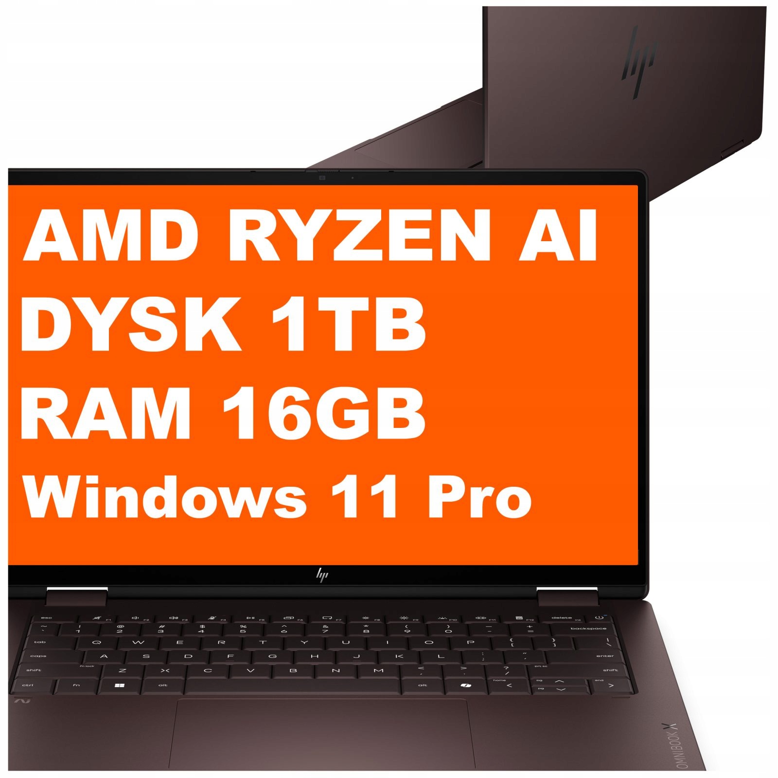 Laptop Hp OmniBook X 2w1 14-kc Ryzen Ai 16GB 1TB Radeon 2k Oled Dotyk W11P