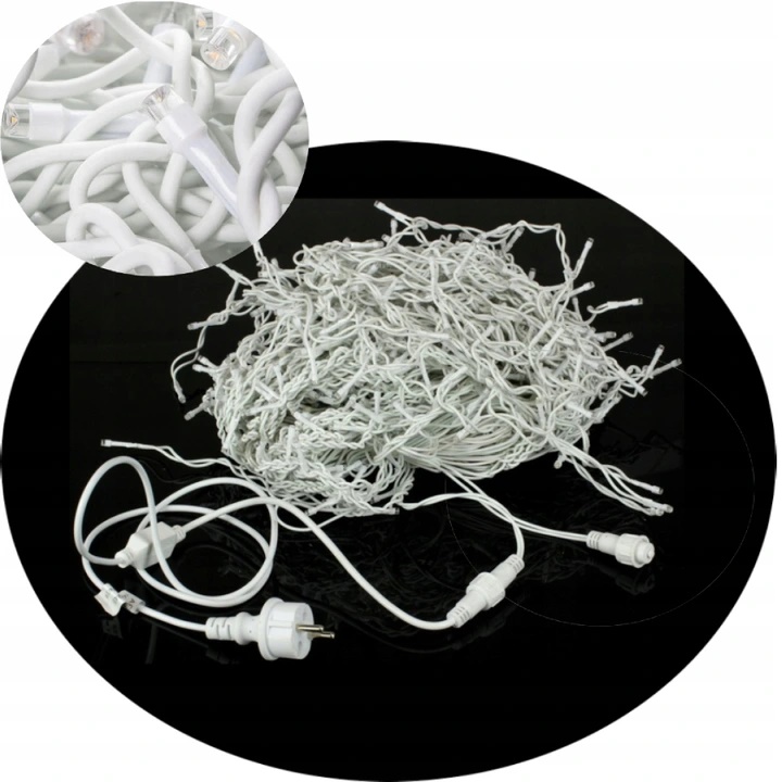 SOPLE LAMPKI CHOINKOWE KURTYNA 500 LED b FLASH Motyw sople