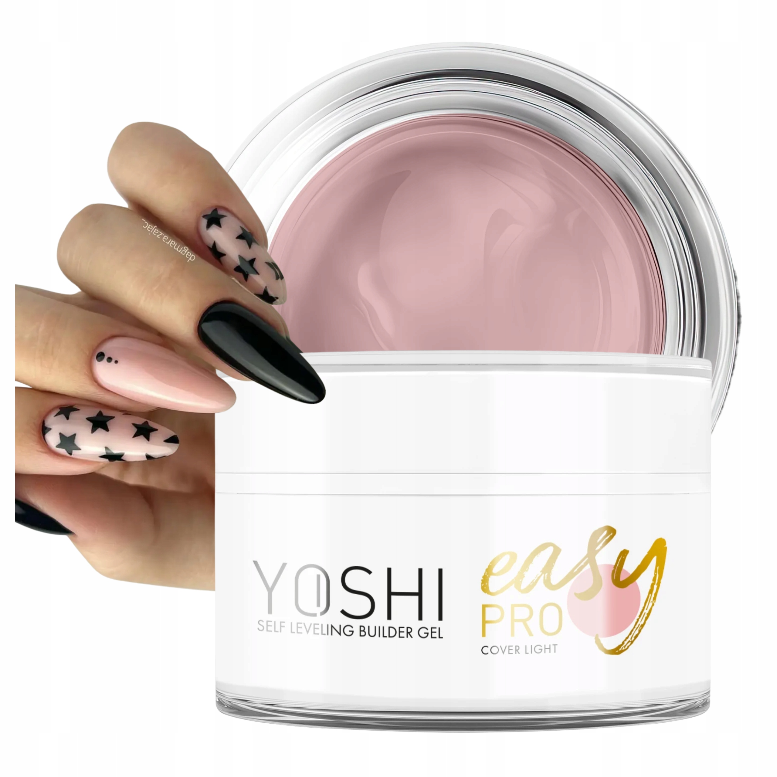 Yoshi Żel Budujący Samopoziomujący Easy Pro Cover Light Jasny Odcień 50ml
