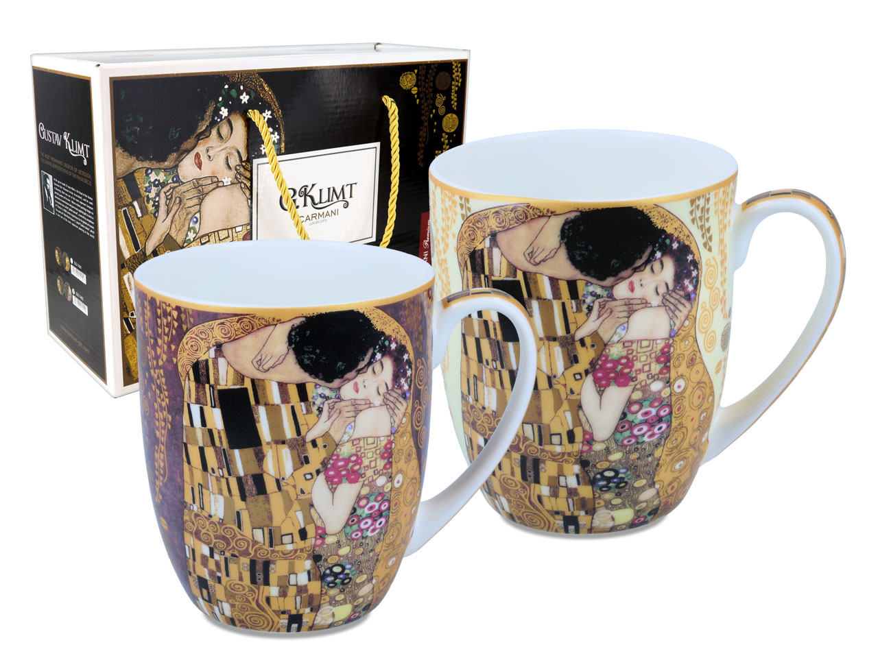 

Kubki porcelana Klimt Pocałunek