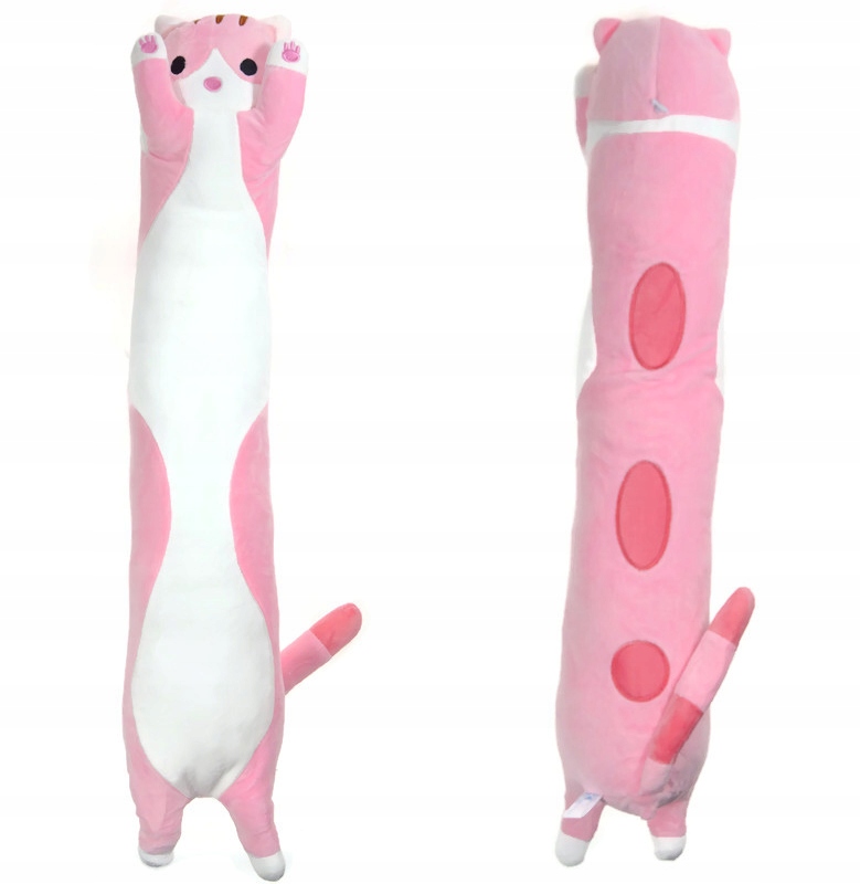 

Długi Kot pluszak maskotka kotek Różowy 50 CM