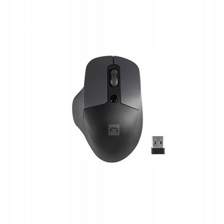 Mysz Natec, BlackBird 2, cicha, bezprzewodowa, 1600 Dpi, optyczna, czarna N