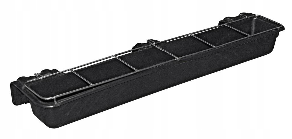 Podélné Krmítko S Tyčemi Černé Pro Ovce A Kozy 9 L Kerbl