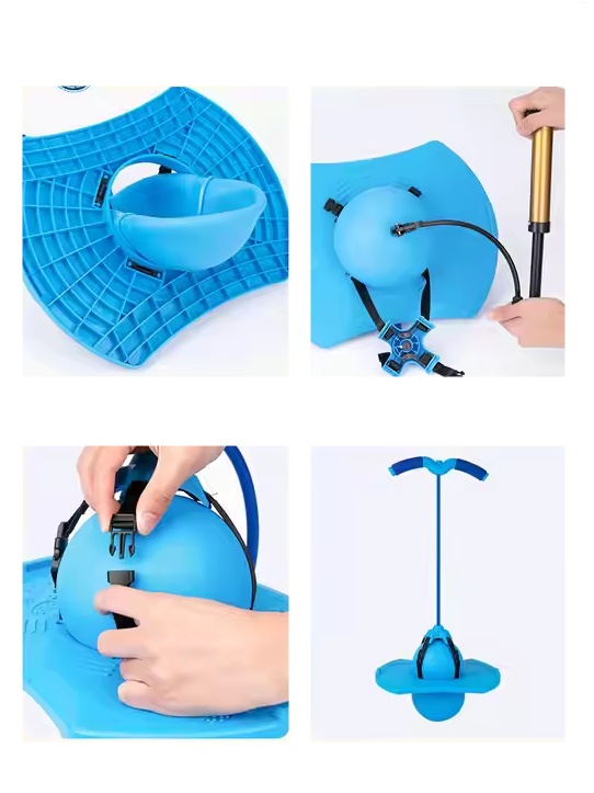 POGO JUMPER HOPSADLO PRE DETI TYČ ROVNOVÁHA JUMPING BALL HRAČKA Stav balenia originálne