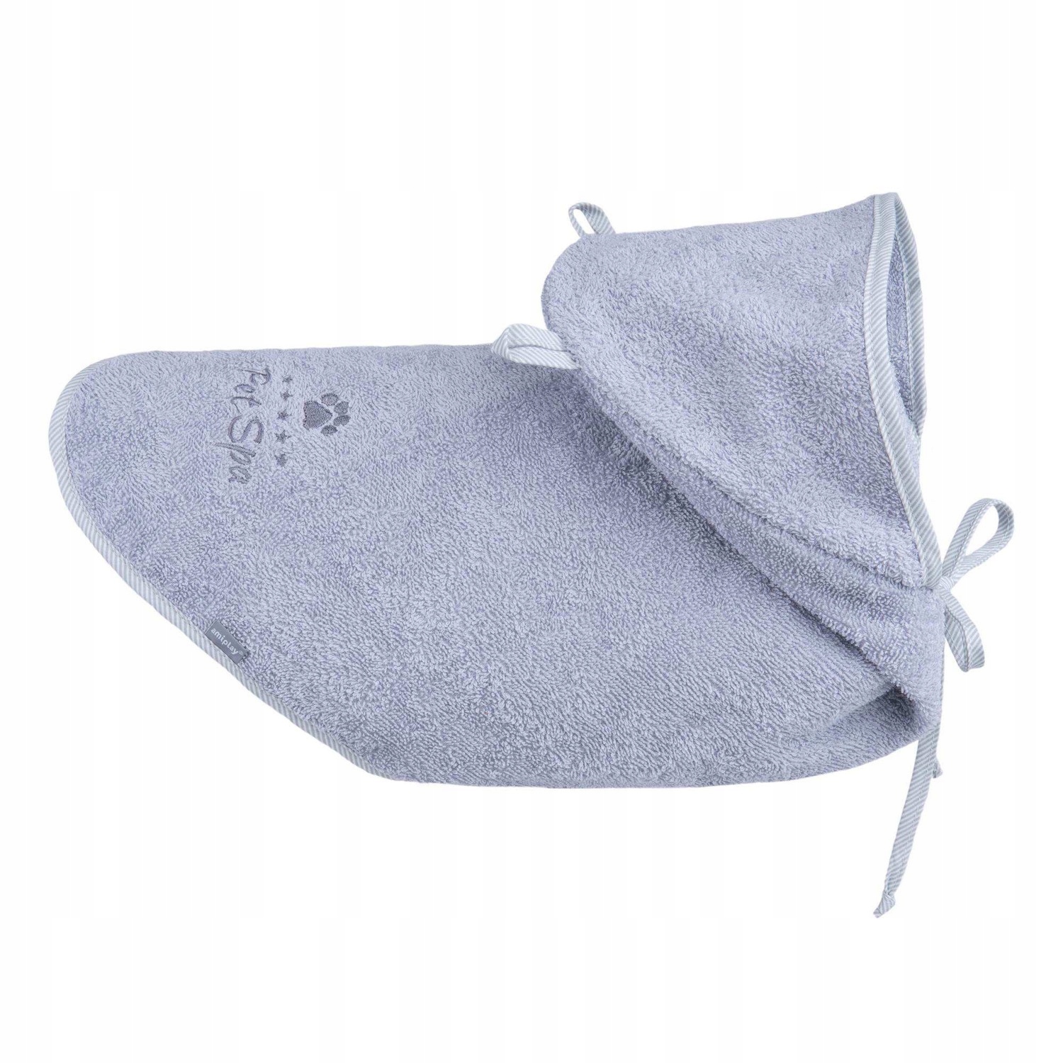 

amiplay Pelerynka kąpielowa dla psa spa 30cm szary