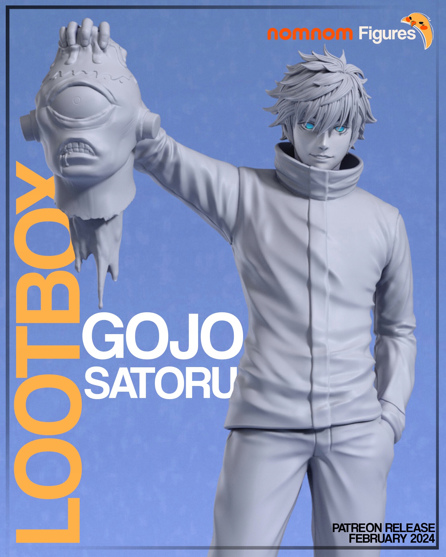 Figurka Satoru Gojo Jujutsu Kaisen NomNom Figures 3D tisk Figurkově