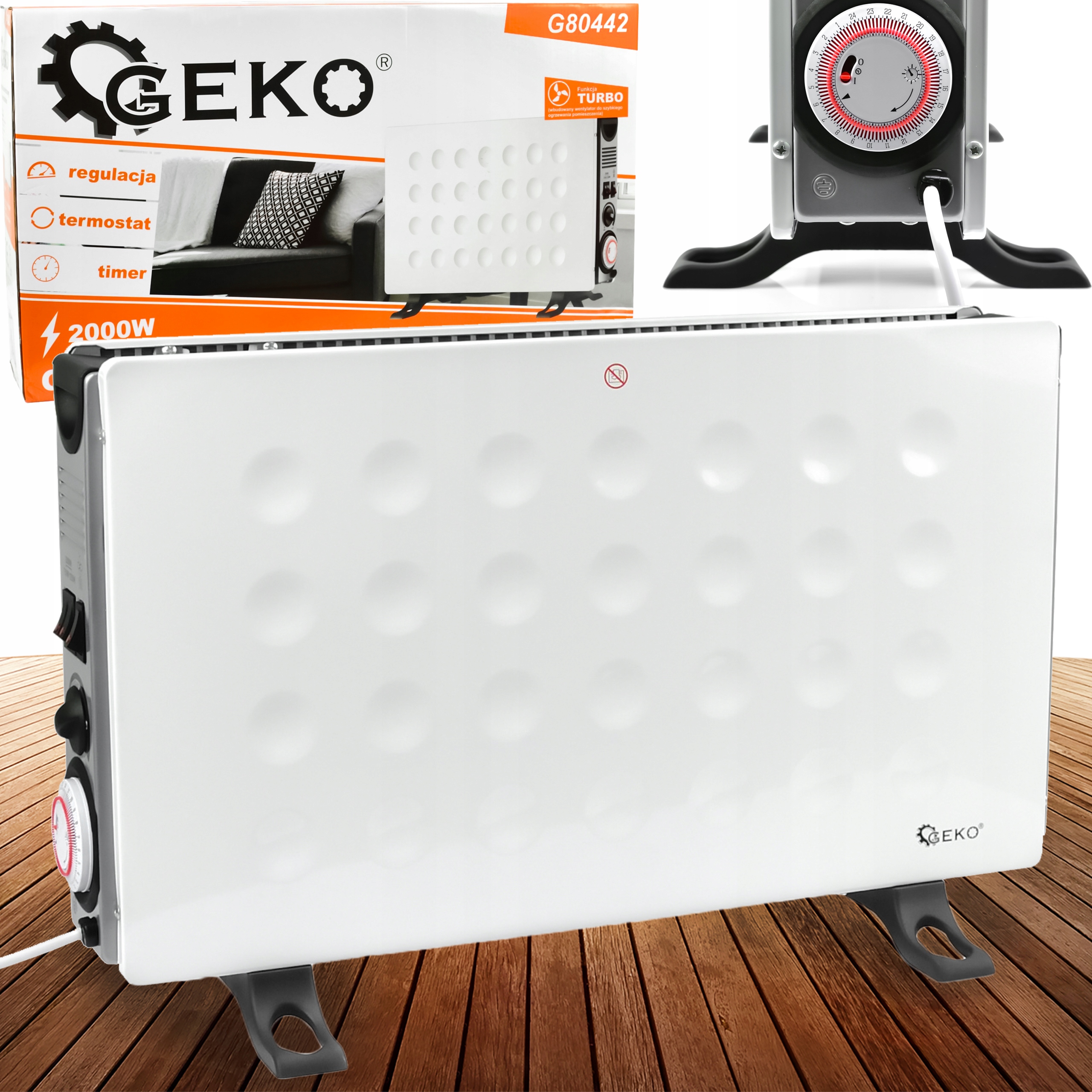 

Grzejnik Konwektorowy Elektryczny Termostat 2000W
