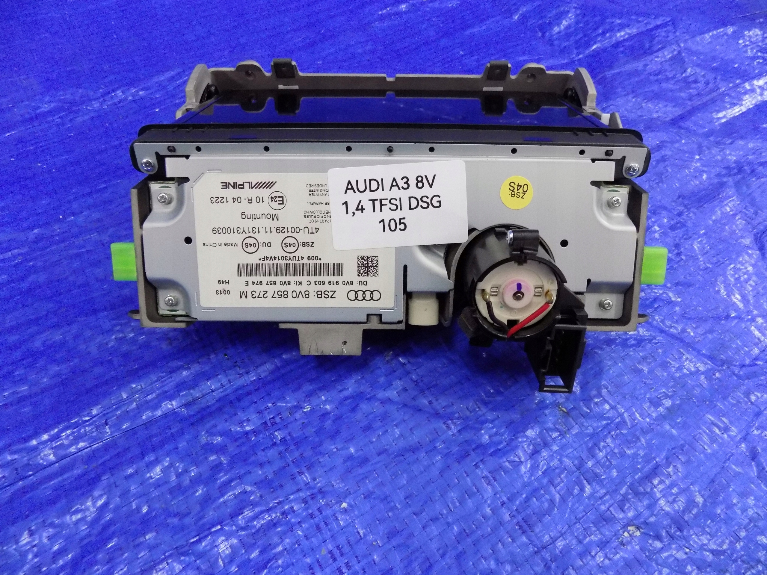 Display MONITOR AUDI A3 8V 1,4TFSI