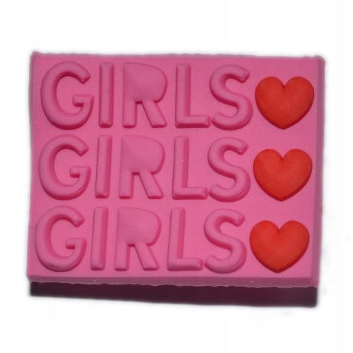 

Pozostałe - Przypinka do Crocs - Napis girls 2929