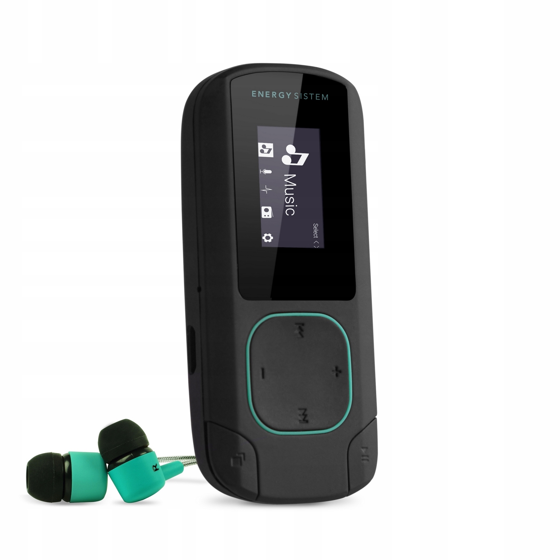 Energy Sistem MP3 Clip Bluetooth Mint MP3 prehrávač s Bluetooth, mikro Sd…