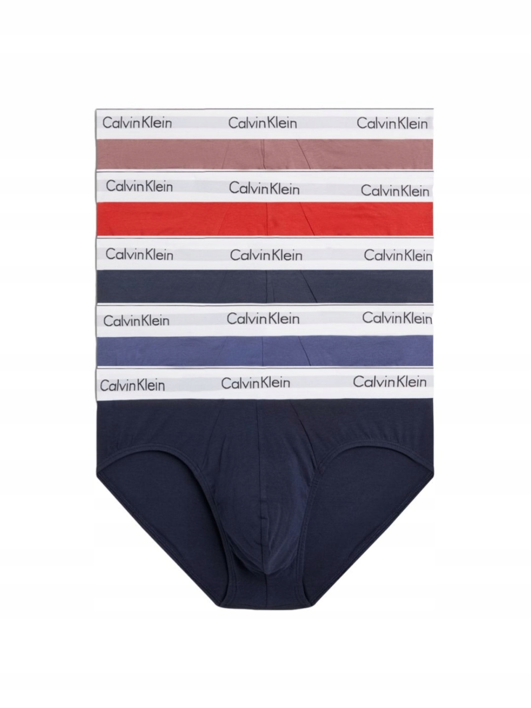 Calvin Klein Slipy vícebarevné slipy 5-PACK Velikost S