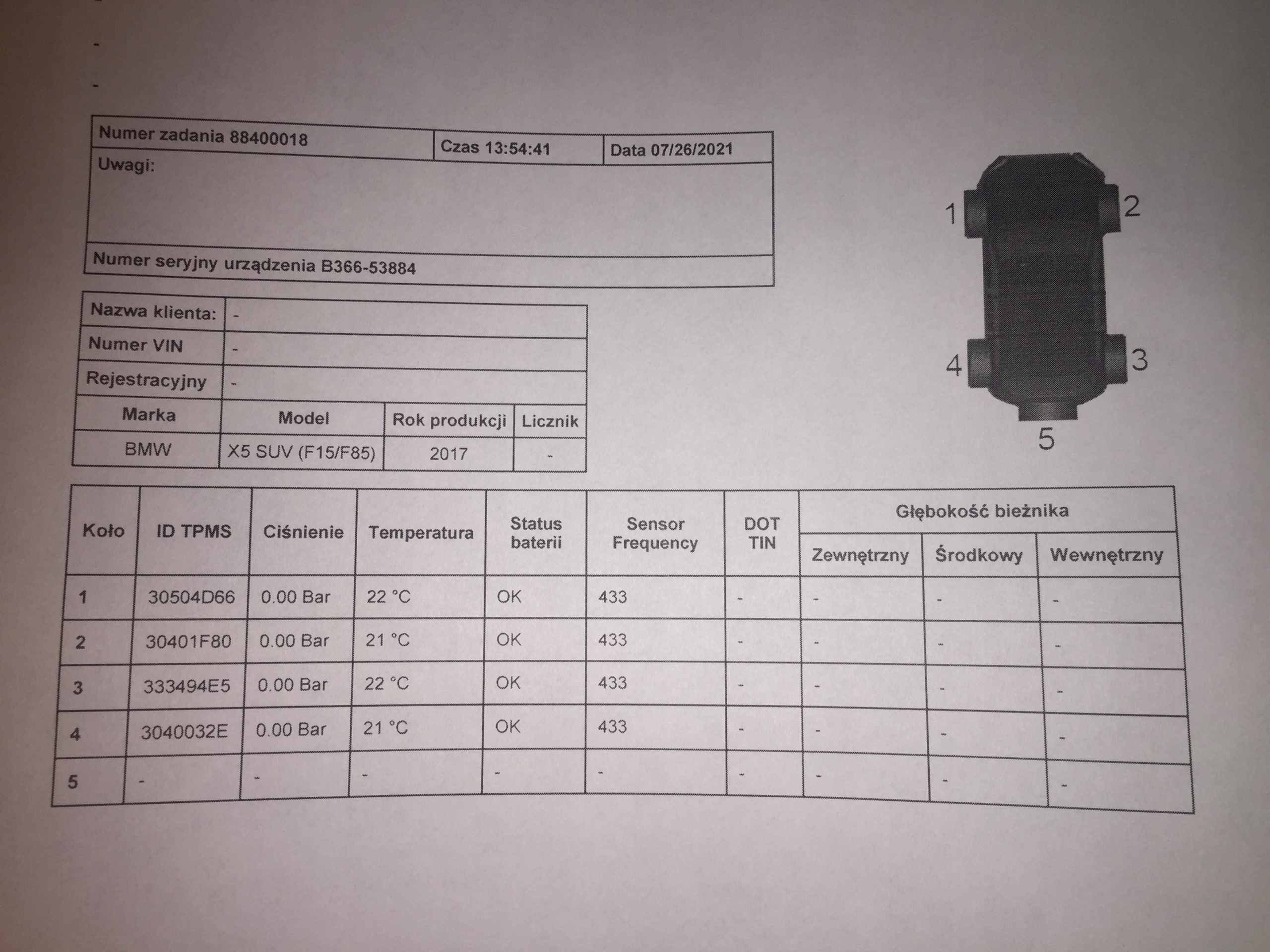 4 x NOWY CZUJNIK CIŚNIENIA TPMS WSZYSTKIE MARKI Producent Alcar