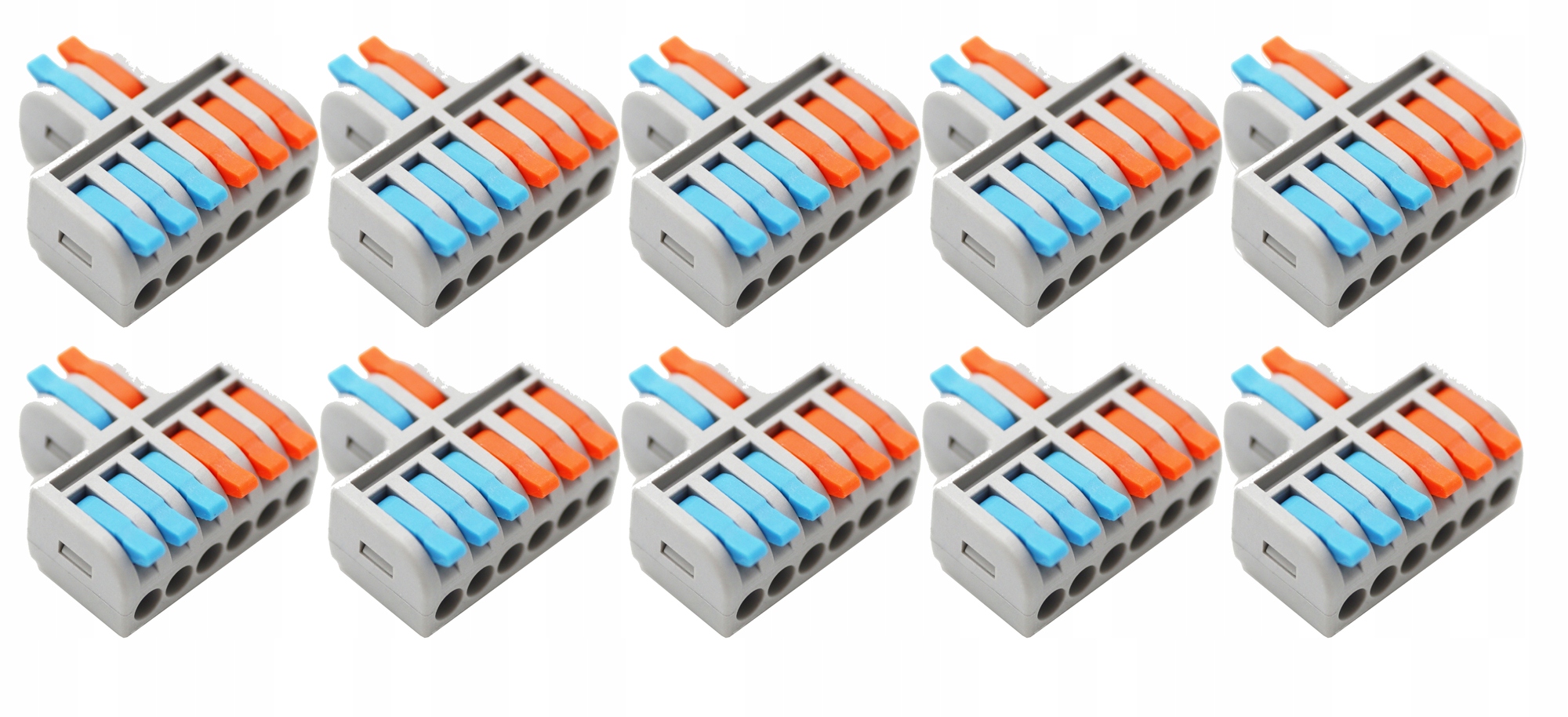 

Szybkozłączka elektryczna przelotowa 6-2x0,8-4mm3