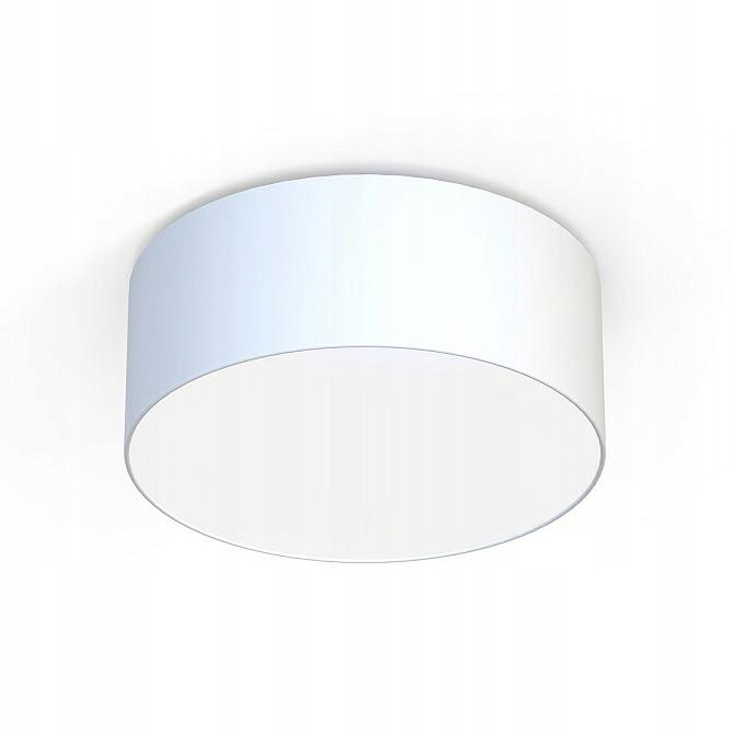 Stropné Svietidlo Cameron Biely Abažúr 2xE27 35 cm Stropná lampa do izby