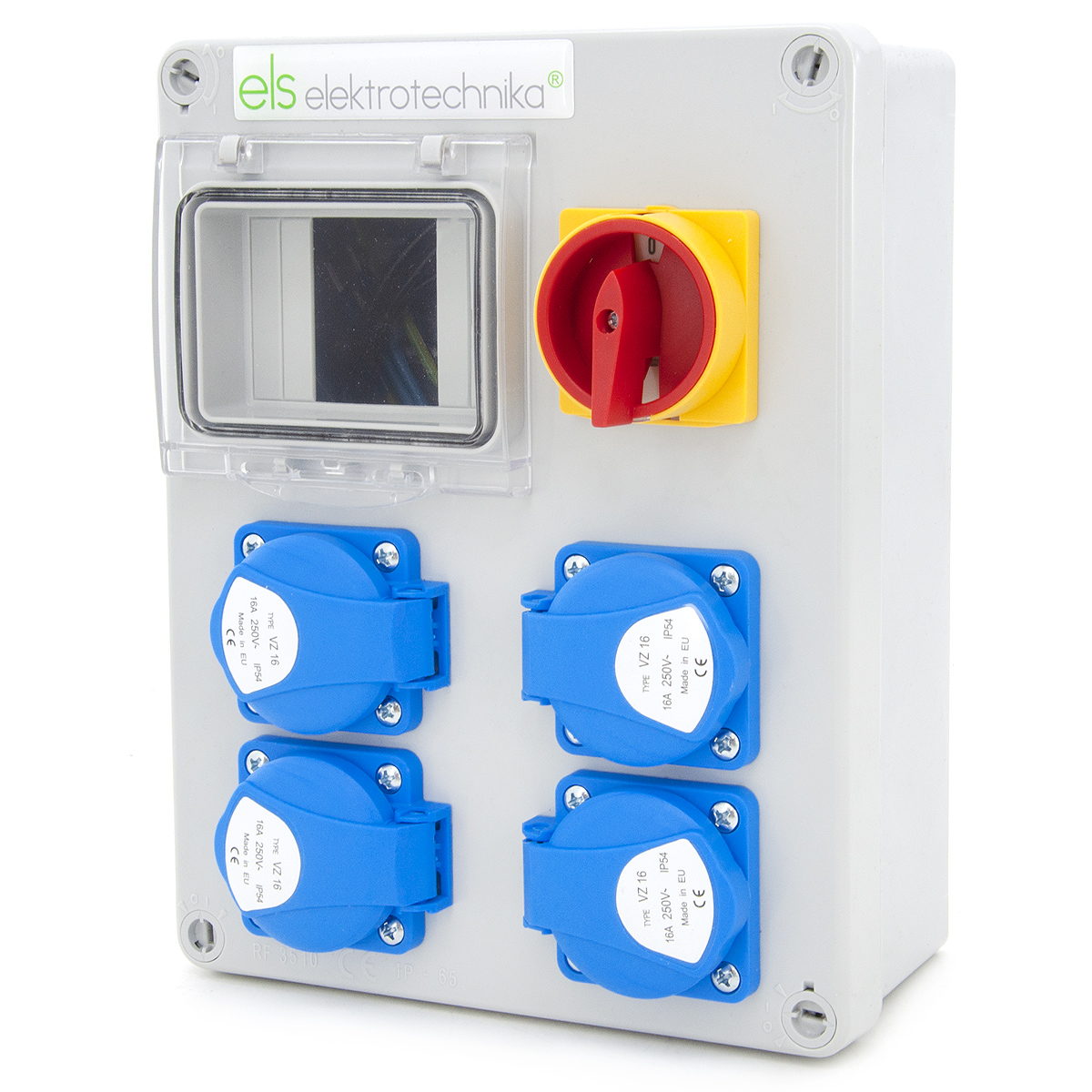 ROZDZIELNICA ROZDZIELNIA BUDOWLANA 4x230V WYŁ. TRG