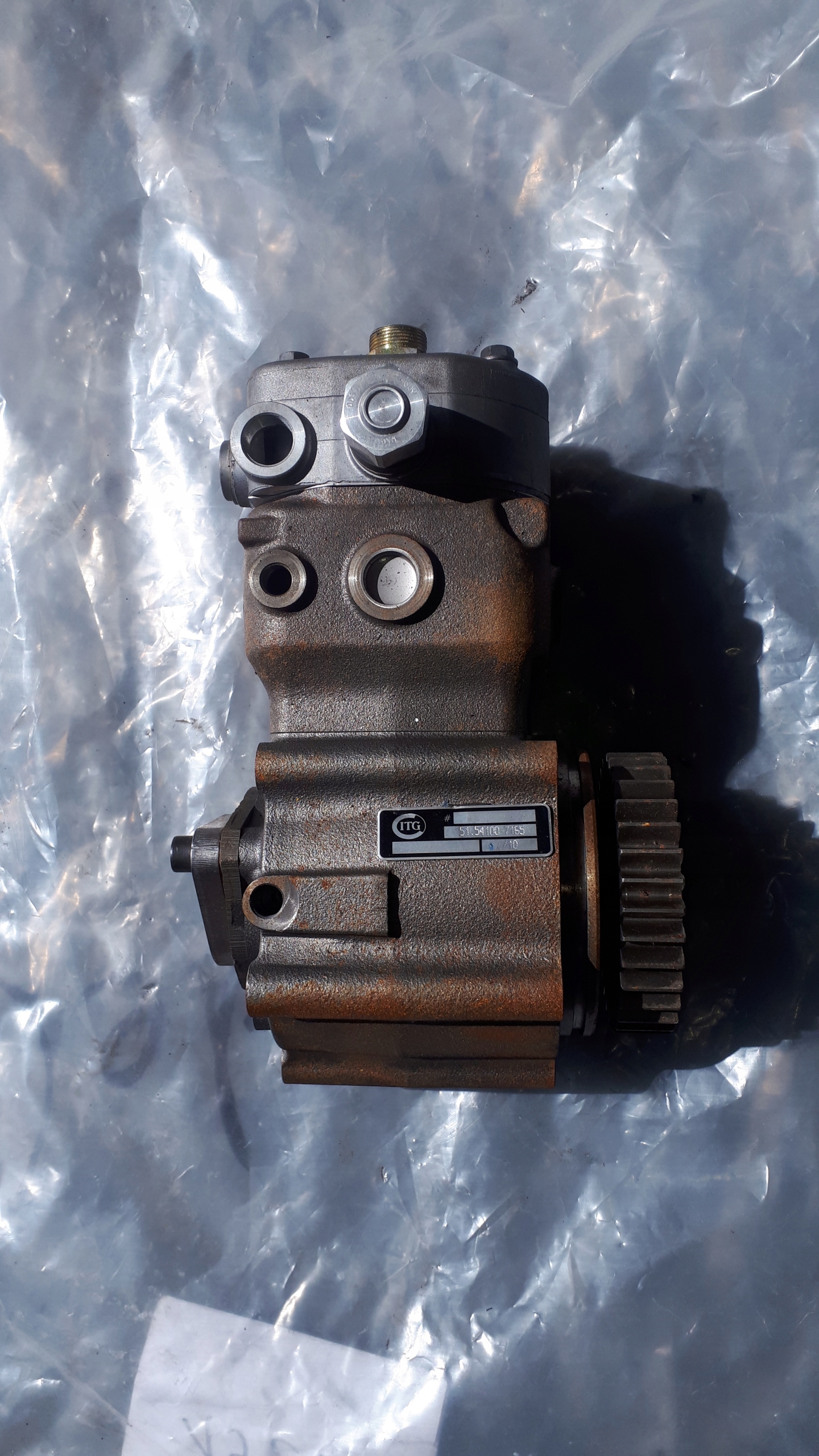 MAN SPREZARKA KOMPRESOR POWIETRZA STACJONARNY SILN