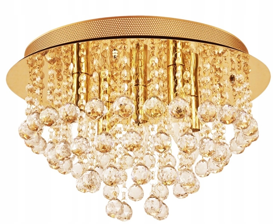 Závesná Lampa Stropné Svietidlo Luster Crystal 5 Kryštál