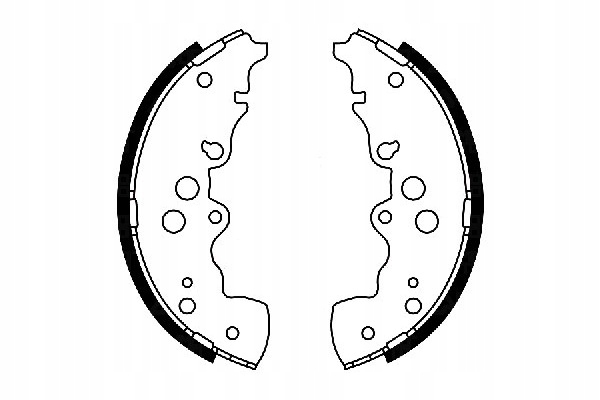 ТОРМОЗНЫЕ КОЛОДКИ ABE C08023ABE