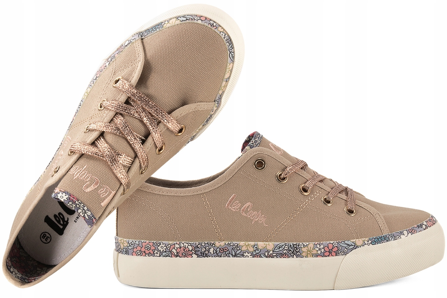 Lee Cooper LCW-25-08-3643L Polokozačky Na Platformě Tenisky 40 Be