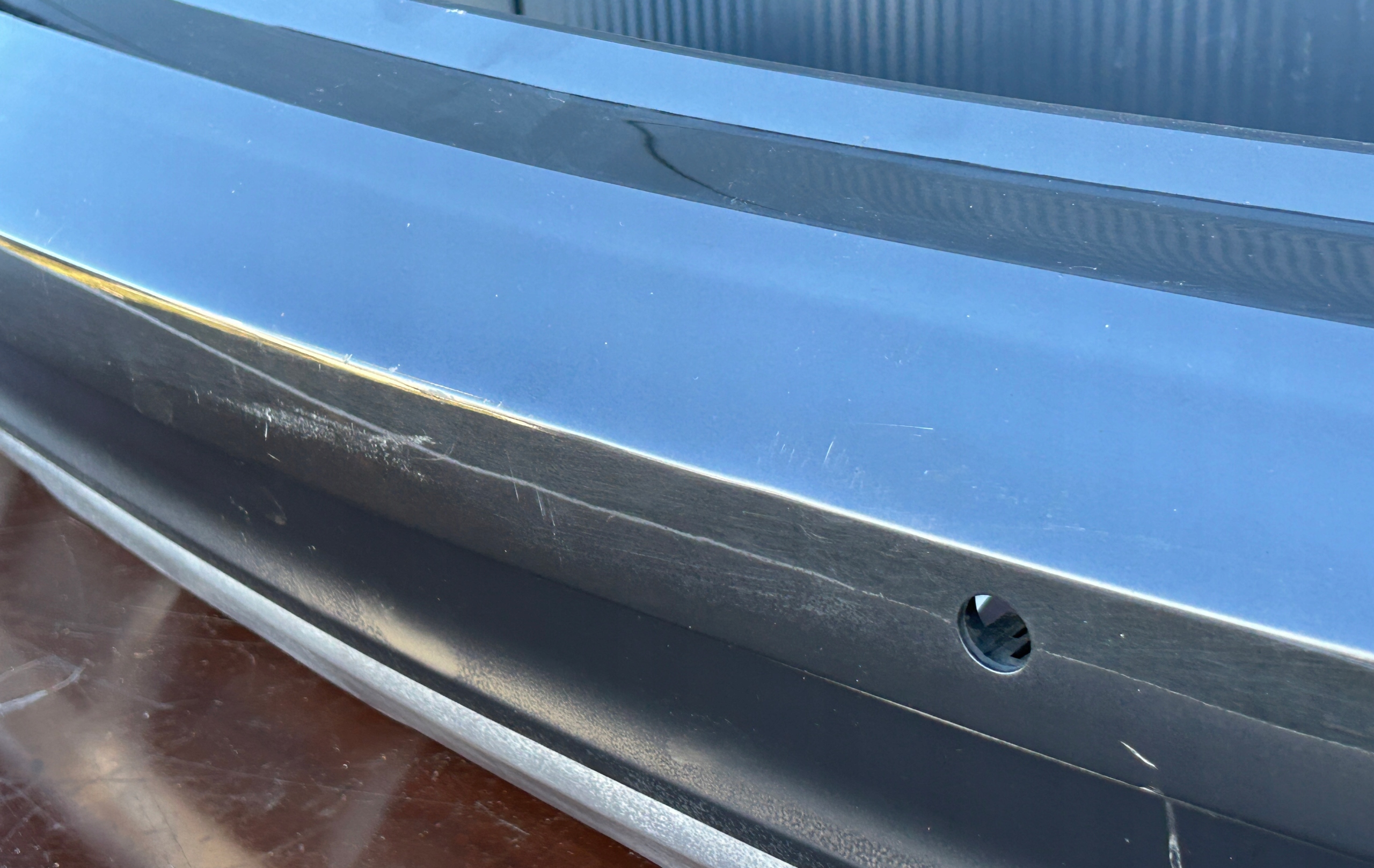 bumper rear part rear AUDI A6 C7 ALLROAD 12- 6X PDC