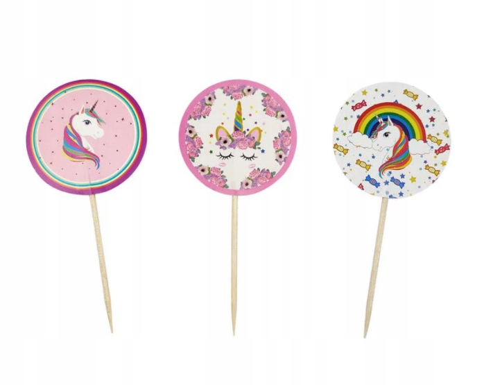 Ozdoba na muffinki babeczki jednorożec unicorn
