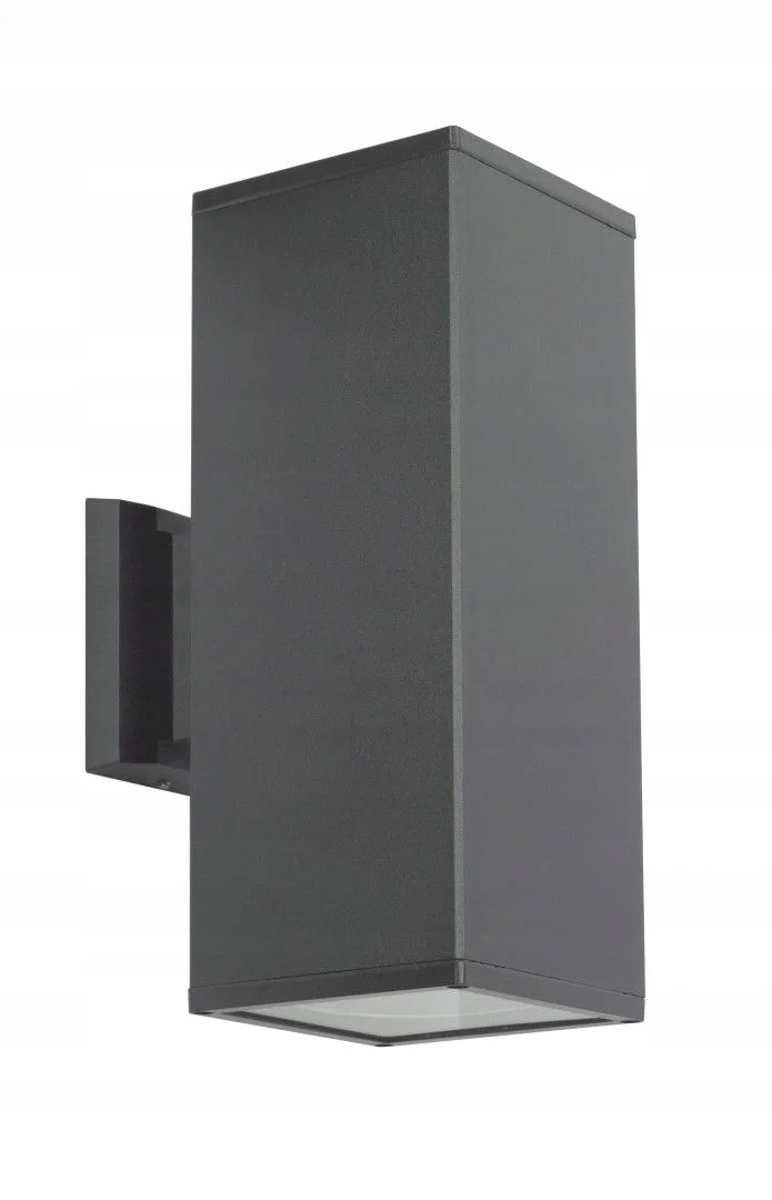 Venkovní nástěnné svítidlo tmavě šedá trubka obdélník 30 cm nahoru dolů Su-ma
