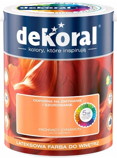 FARBA LATEKSOWA DEKORAL PACHNĄCY CYNAMON 5L