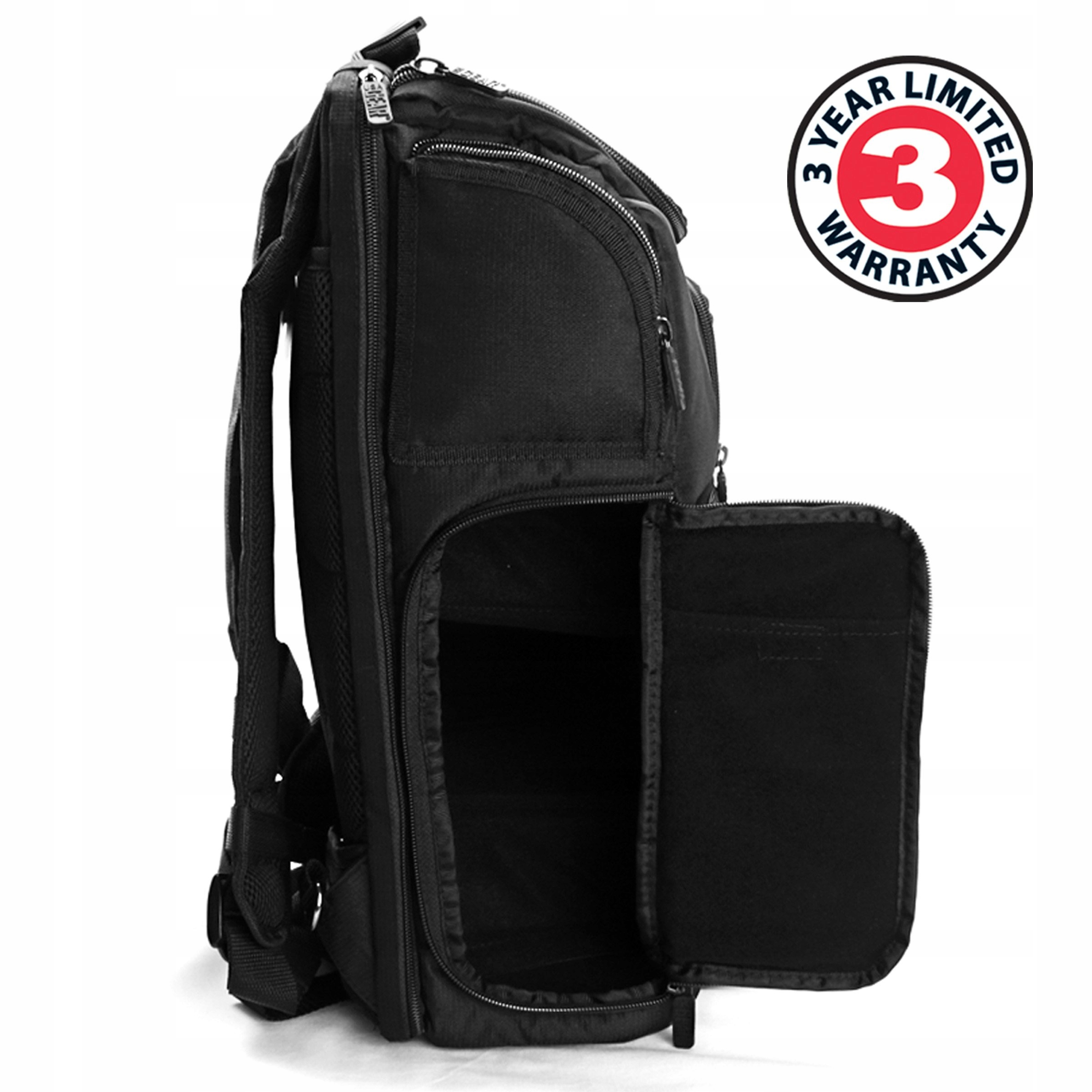 USA GEAR Plecak Na Aparat DSLR Z Przegrodą Na Laptop 43 cm Wodoodporny — miniatura 3