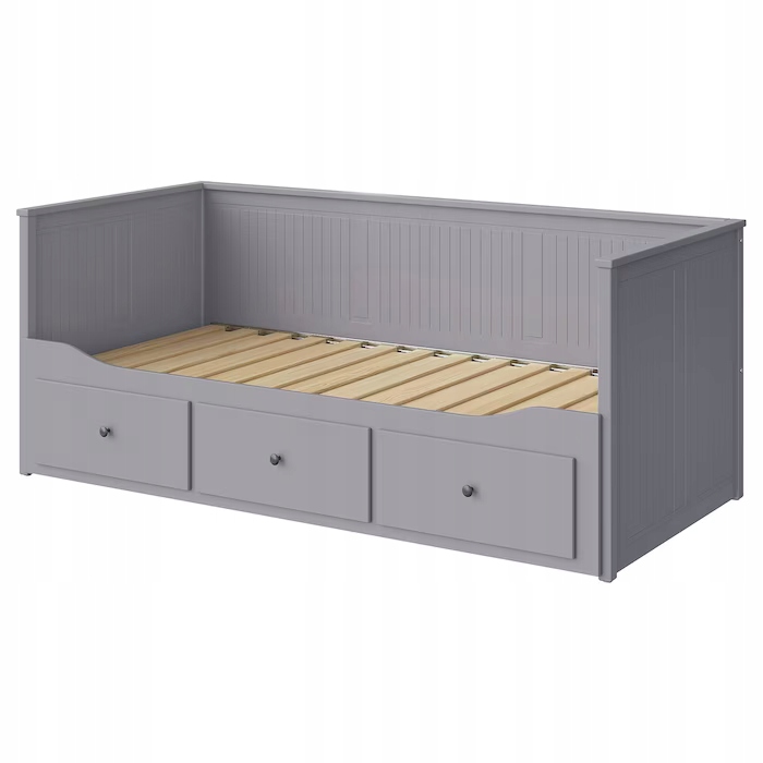 IKEA HEMNES rama leżanki 80x 200 cm SZARY