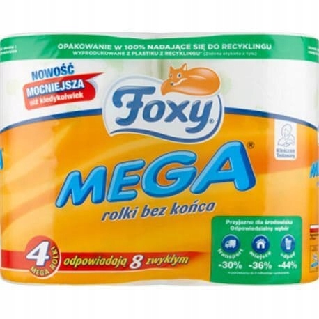 

Papier Foxy A4 3 warstwy 4 rolki