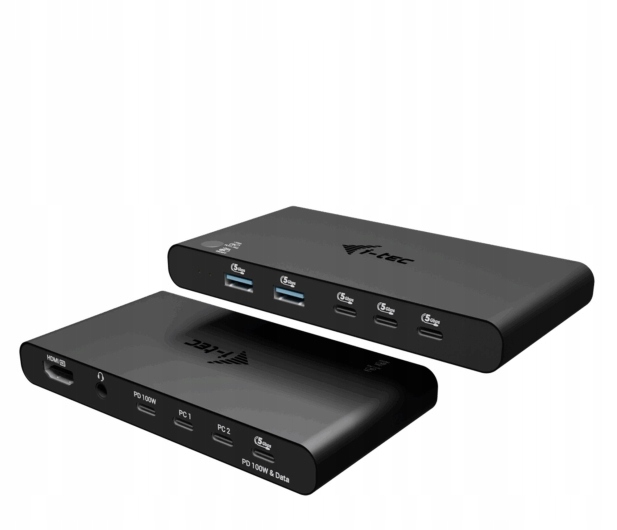 Przełącznik KVM i-tec KVM Docking Station HDMI 2xPD 100W