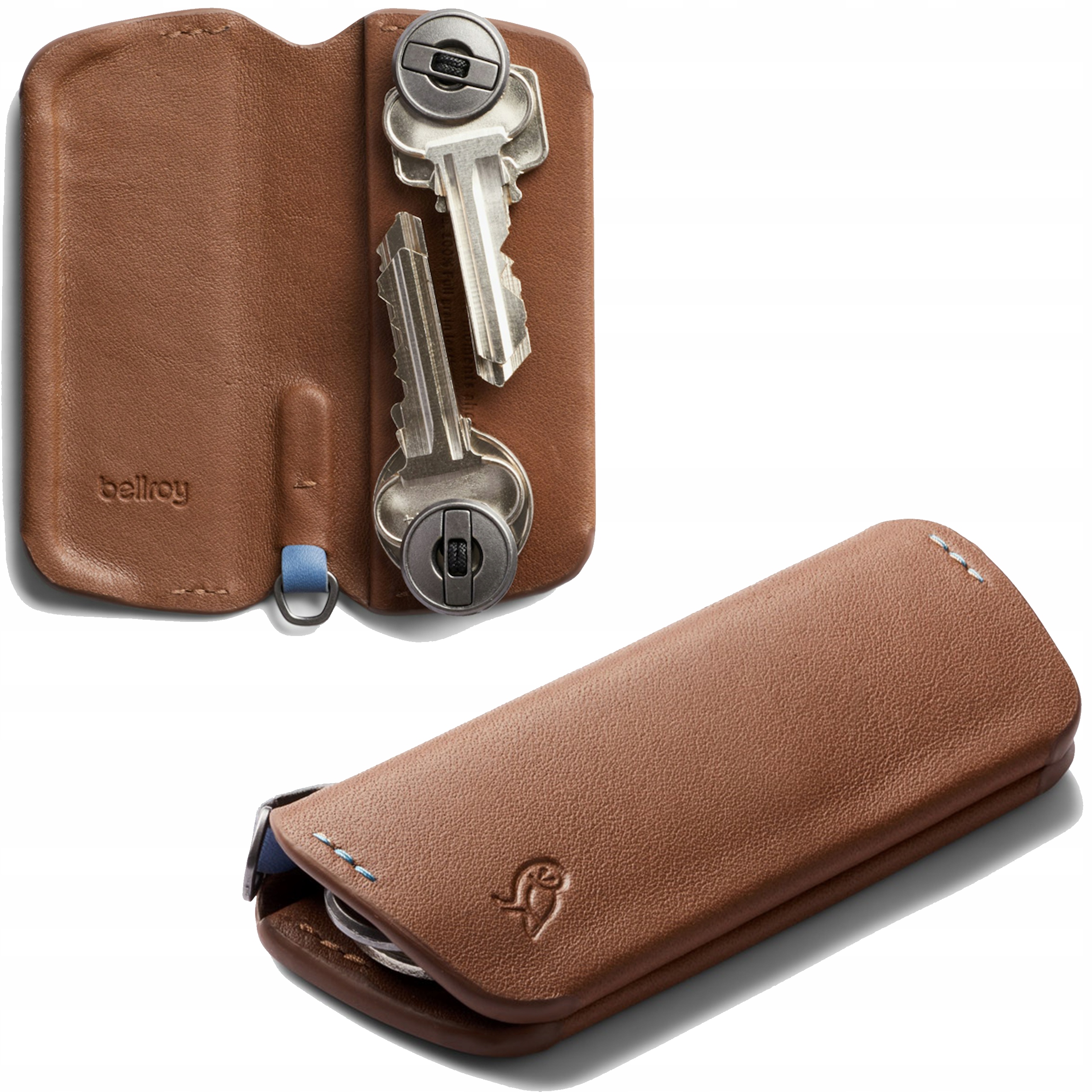 Bellroy Key Cover Plus Pouzdro Kožené na klíče Organizér Pouzdro