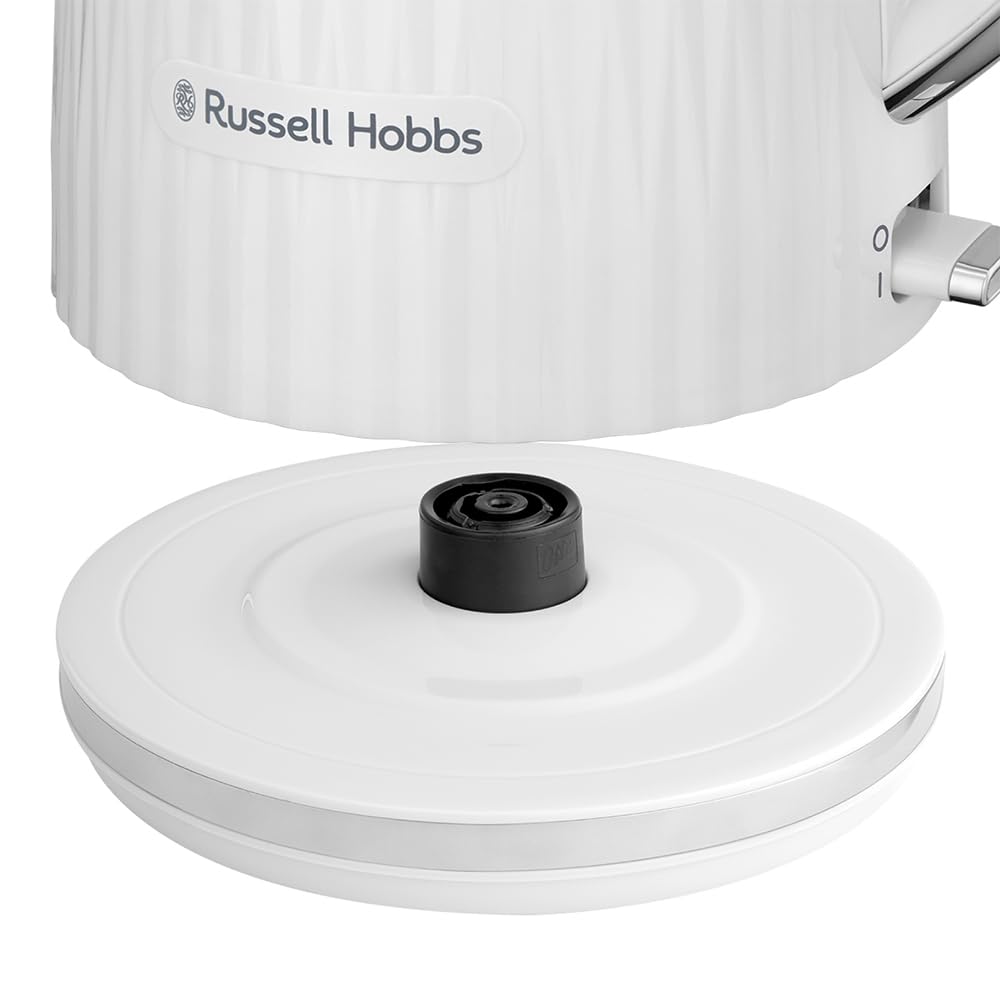 RUSSELL HOBBS Czajnik Elektryczny 1,7L 2400W Biały Stalowy Filtr Wskaźnik — miniatura 3