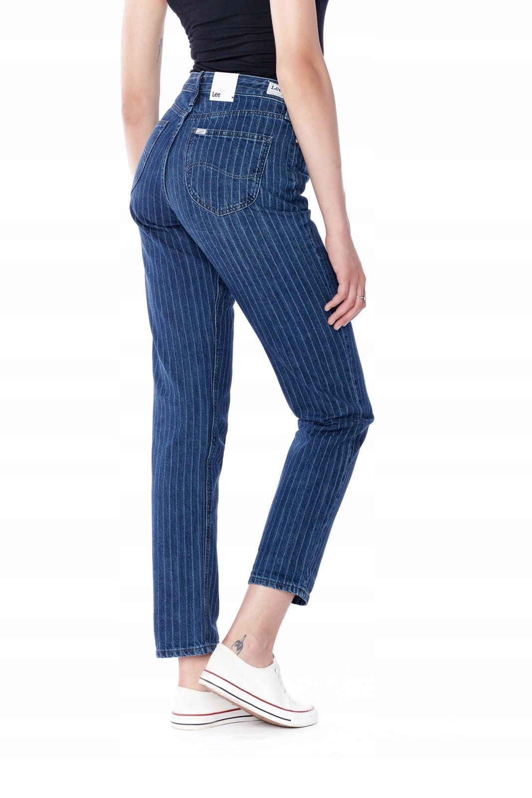 Dámské jednoduché džíny Lee Mom Straight Candy Cane L32IEJBQ 28/33
