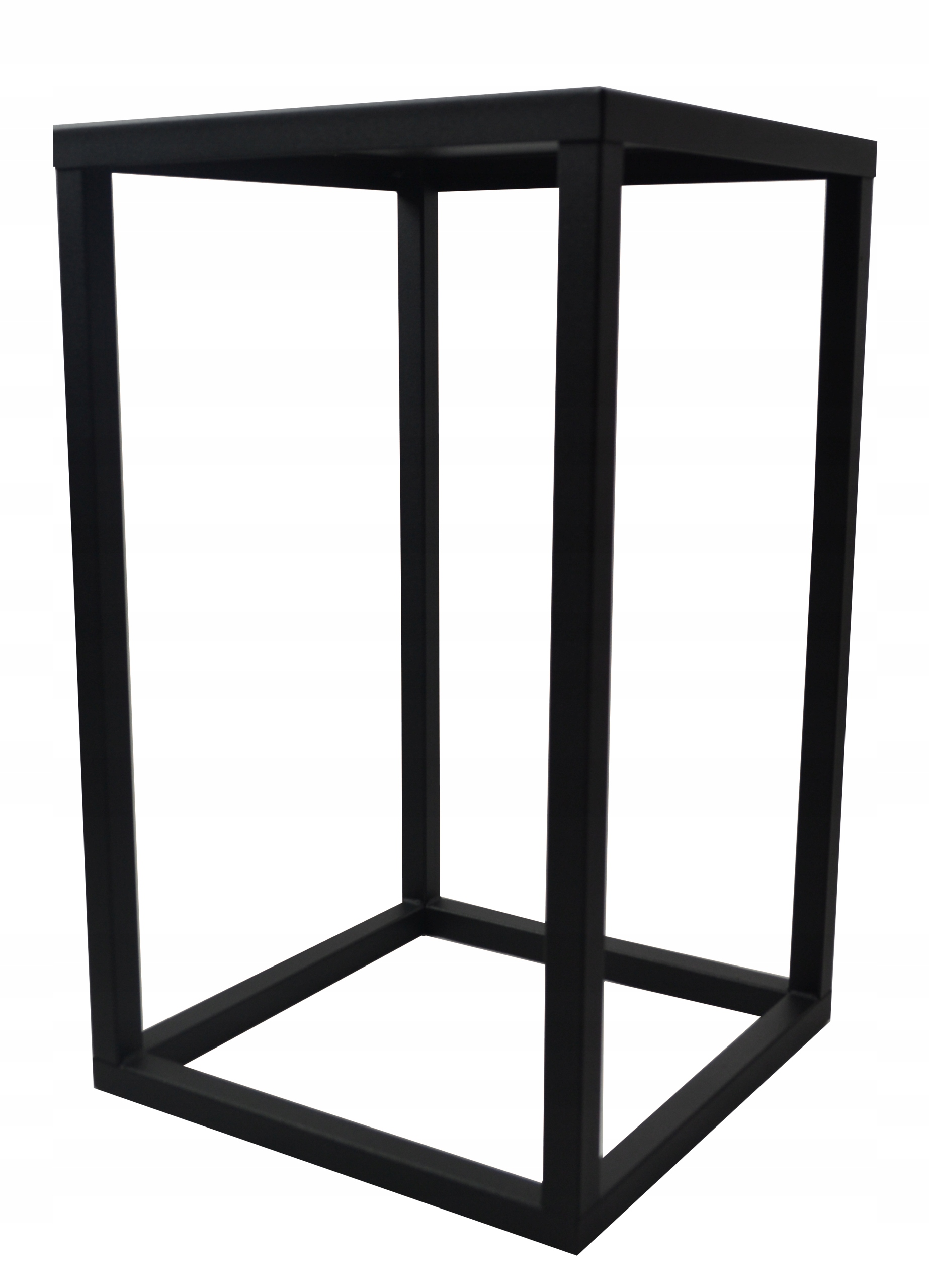 

Kwietnik metalowy loft 40 cm solidny 16mm czarny