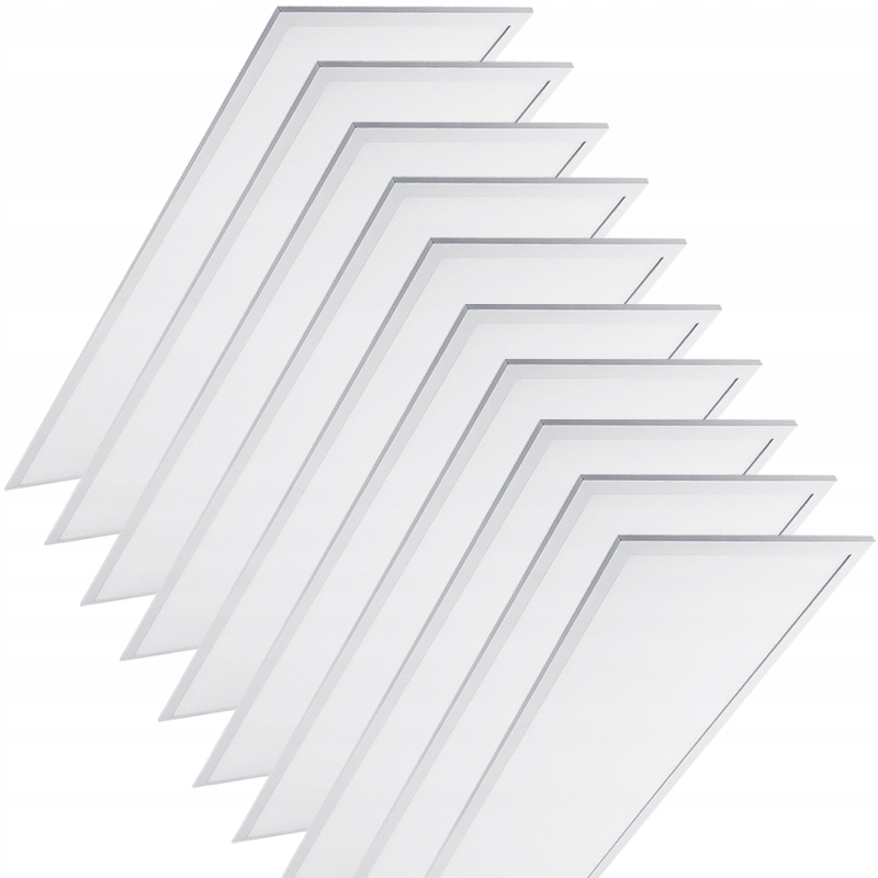 10x Duży Mocny Panel Led Oprawa Lampa Sufitowa Kaseton Sufitowy 40W 120cm