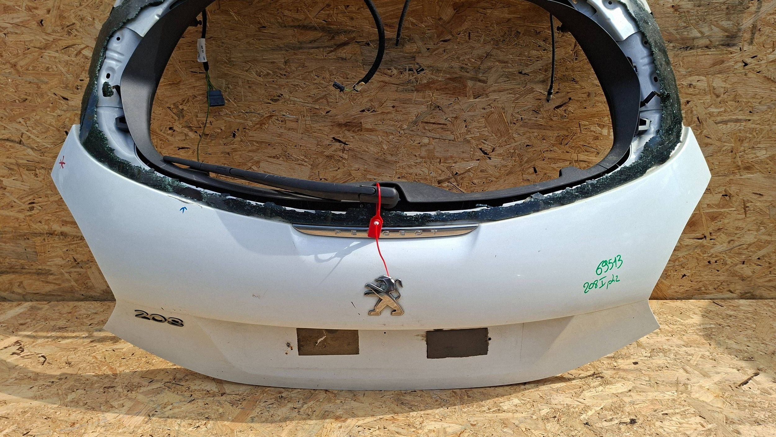 trunk door boot PEUGEOT 208 2012