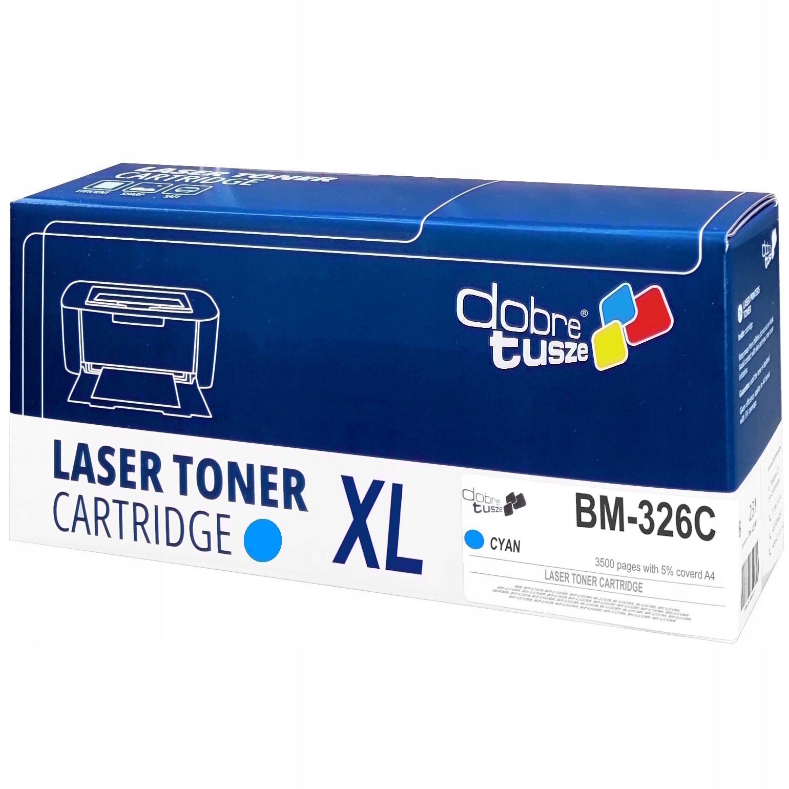 Toner XL Do Brother TN-326C L8350CDW DCP-L8400CDN DCP-L8450CDW HL-L8250CDN
