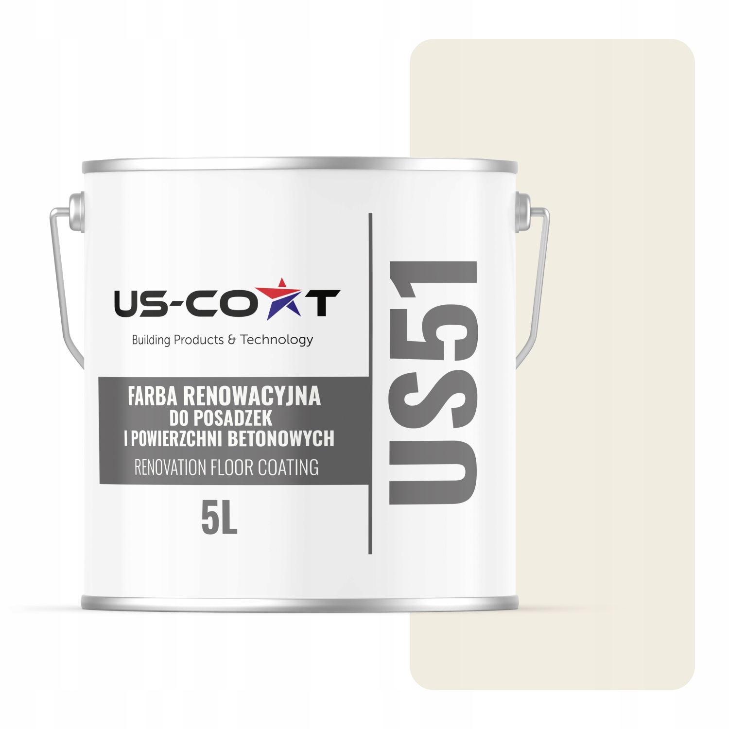 Farba Na Renováciu Podláh Betón Garáž Biela Alpská RAL9010 Mat 5 L