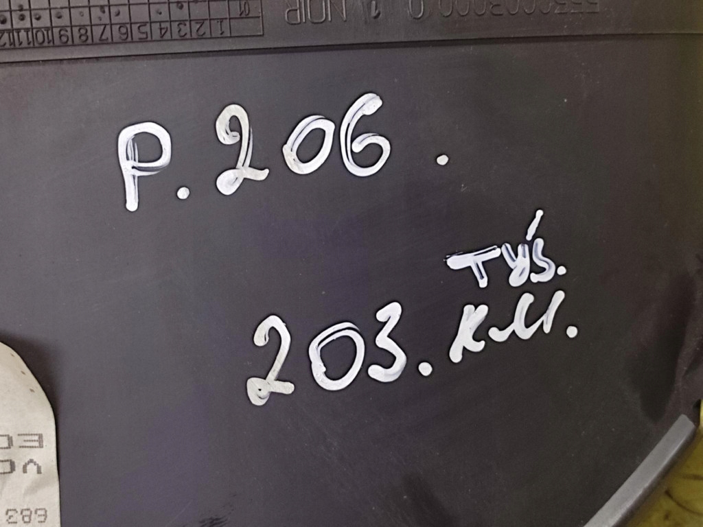 PEUGEOT 206 dials 9645096180