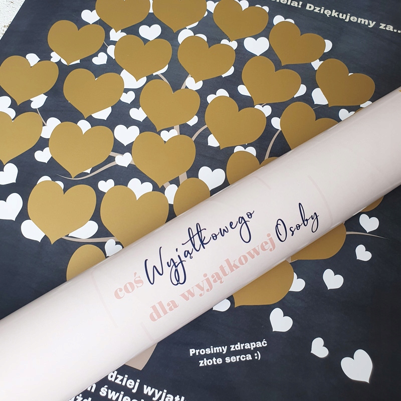 PLAKAT ZDRAPKA dzień Nauczyciela 40x50 Rodzaj inny