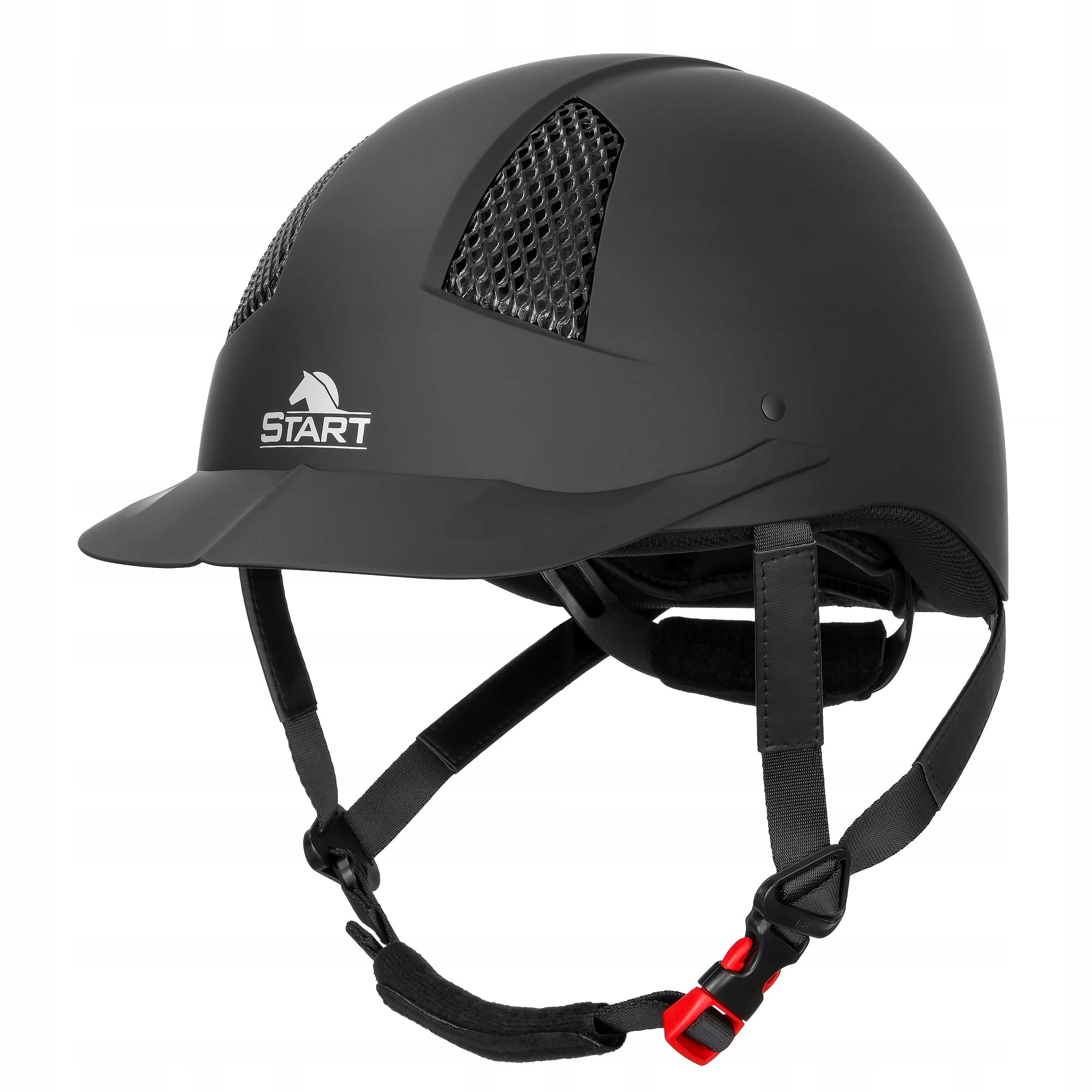 Kask jeździecki Start Winner czarny L (59-61)