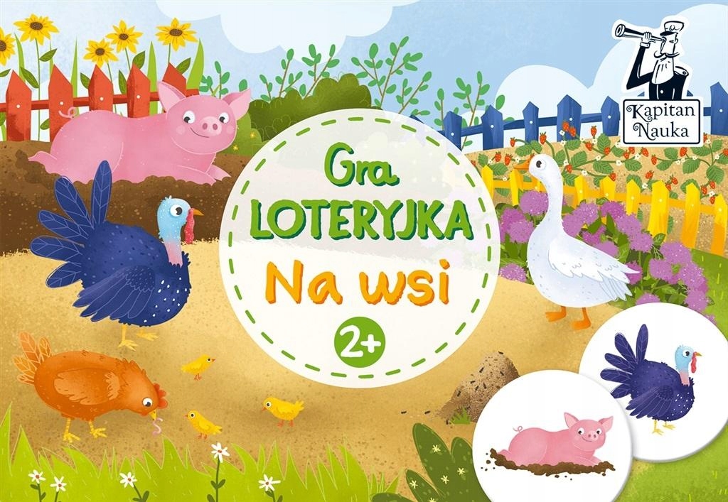 Dla Kreatywnego Dziecka Książeczka Rozwojowa Na Wsi Gra Loteryjka