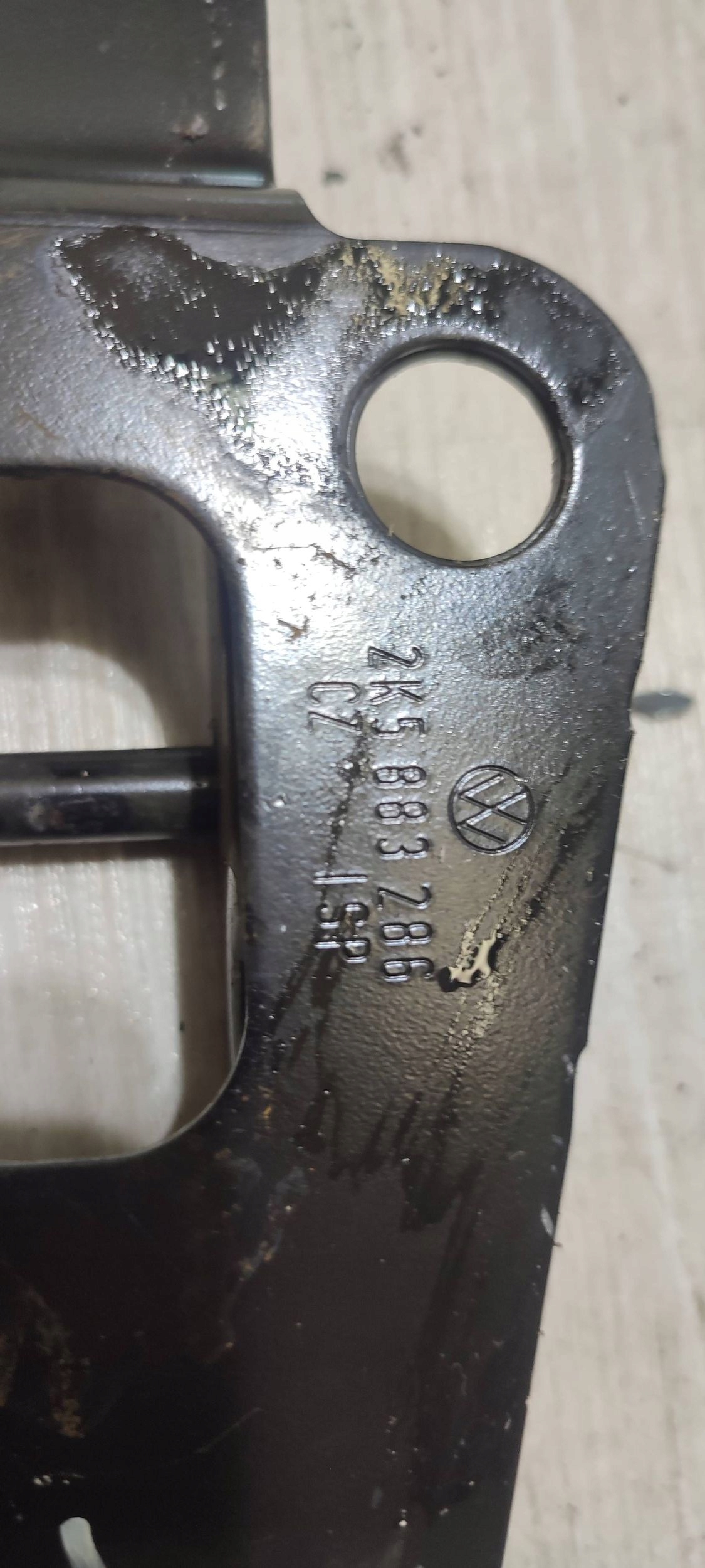 Volkswagen Caddy 2017 Support plaque rygiel Siège