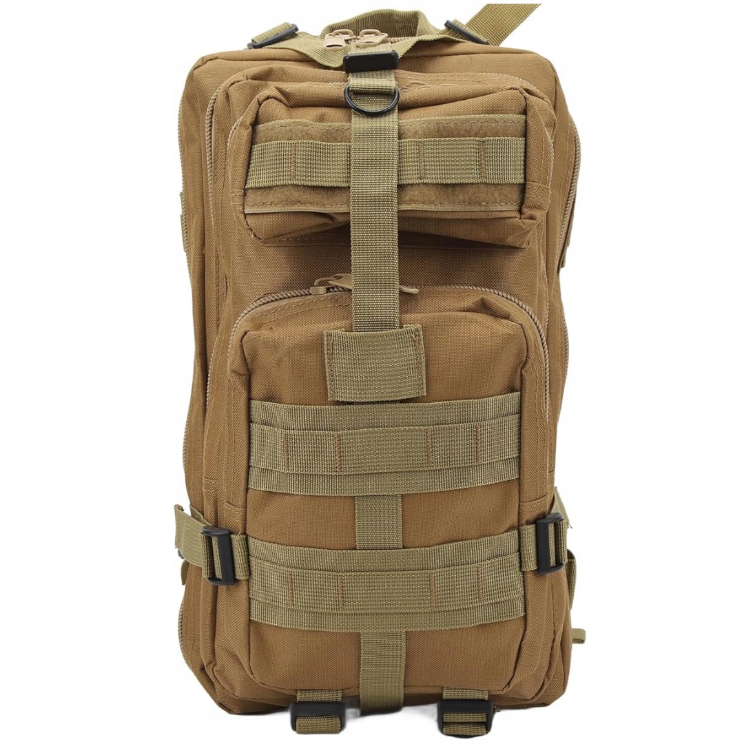 PLECAK BRĄZOWY 35L DUŻA APTECZKA ZESTAW PREZENTOWY DLA HARCERZA CHŁOPAKA Pojemność 20-40 l